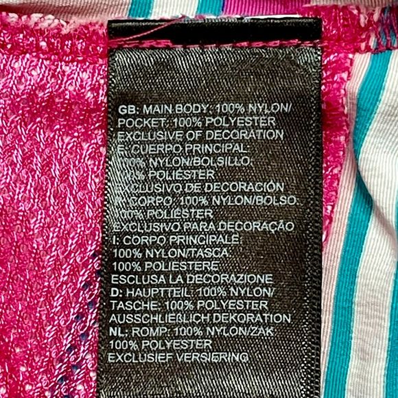 The North Face Class V Mini Short Multi Pink Striped Mid Rise Size S Women's - Picture 9 of 9